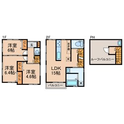 西横浜駅 徒歩9分 1-2階の物件間取画像